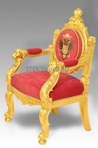 Копия трона Николая II для кабинета