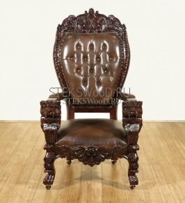 Кресло трон "ЛЕОН ШИЛД" для кабинета