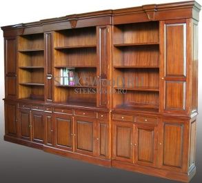 Книжный шкаф "БЕНЖАМИН" для кабинета