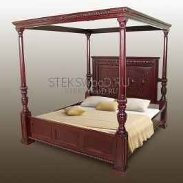 Кровать из массива "МОРГАН" для спальни