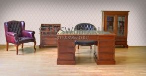 Письменный стол из массива "ГАРВАРД" для кабинета