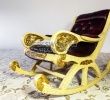 Кресло качалка с пуфом "ГОЛД" - фото 6