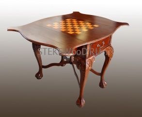 Раскладной шахматный столик "ЧИППЕНДЕЙЛ НАТ" для гостиной