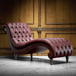 Кушетка для отдыха "ДИЖОН", натуральная кожа