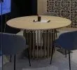 Круглый стол из массива диаметром 150 см "КВАРЦ" - фото 3