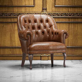 Конференц кресло из натуральной кожи "АРИМБИ КАНЕЛЛА"