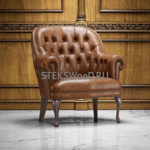 Конференц кресло из натуральной кожи "АРИМБИ КАНЕЛЛА"