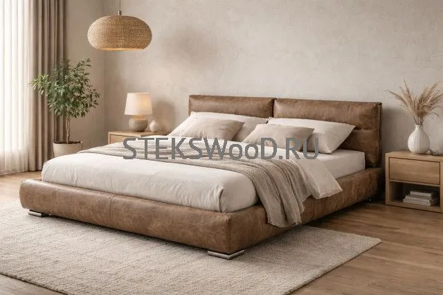 Кровать "Ричмонд - кожа"