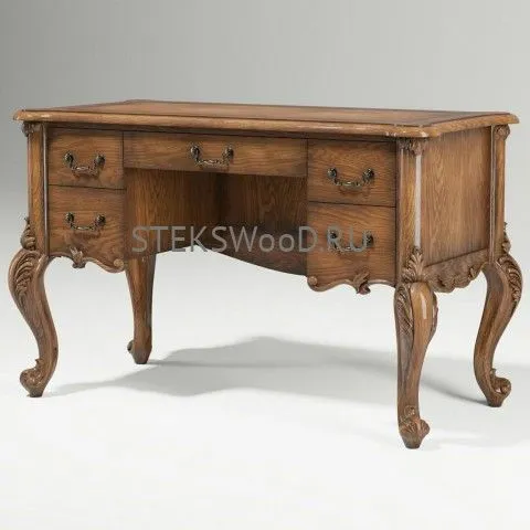 Рабочий, письменный стол из массива дуба "Даниэль"