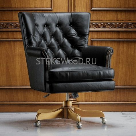Кожаное кресло для руководителя "ВИНДЗОР БОРДО" - фото 3