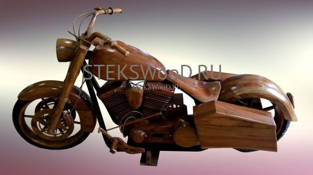 Деревянный мотоцикл - фото 2