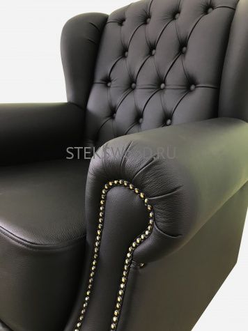 Кресло для отдыха, натуральная кожа "БЛЭЙК" - фото 4