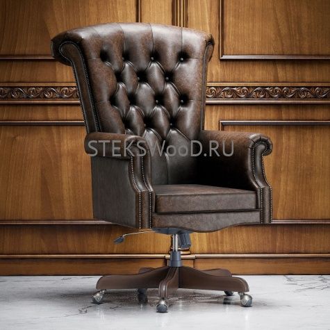 Кресло для руководителя "НИКСОН БЕЖ" - фото 4