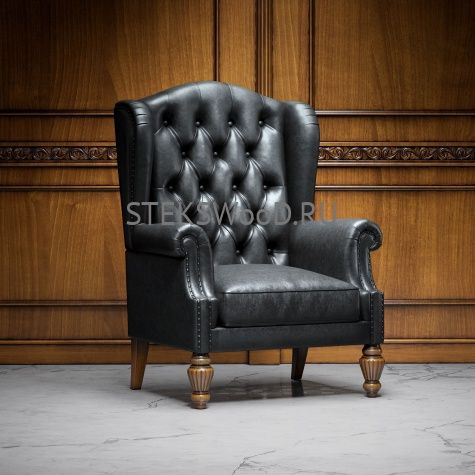 Кресло для камина "Вильгельм 2" (С подушкой) - фото 2