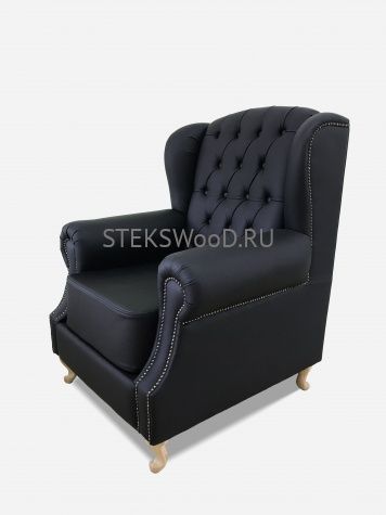 Кресло для отдыха, натуральная кожа "БЛЭЙК" - фото 2