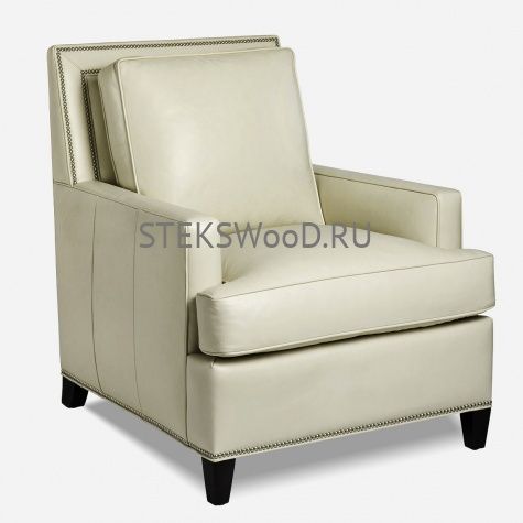 Дизайнерское кресло из натуральной кожи "ЛУИДЖИ" - фото 2