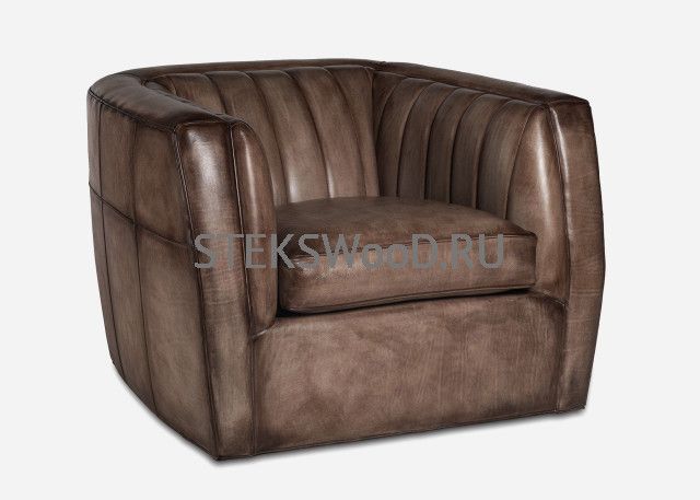 Кожаное кресло для гостиной "ЛУЧАНО"