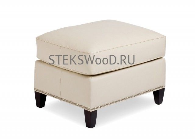 Пуфик из натуральной кожи "ЛУИДЖИ"