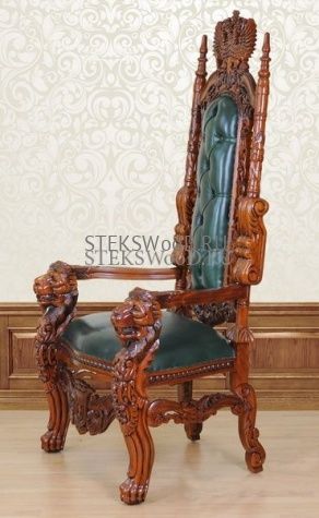Кресло трон "ДВУГЛАВЫЙ ОРЕЛ" - фото 3
