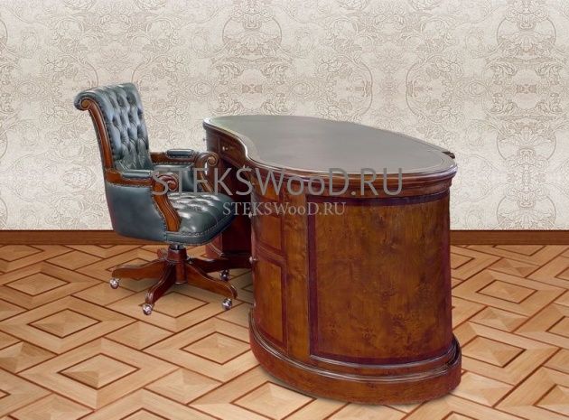 Письменный стол с инкрустацией "ШЕВАЛЬЕ" - фото 7